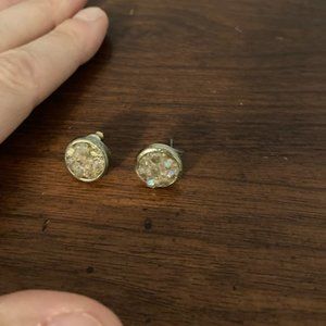 Light Pink Stone Earrings